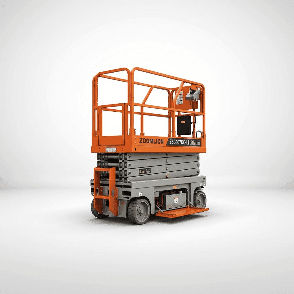 Zoomlion ZS0407DC-Li - 6.5 Mt. Lityum Akülü Makaslı